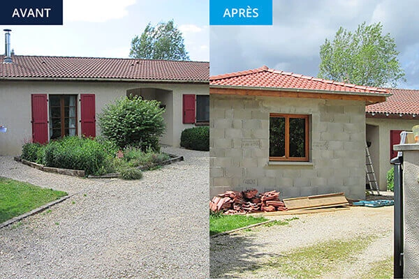Rénovation et extension d'un appartement