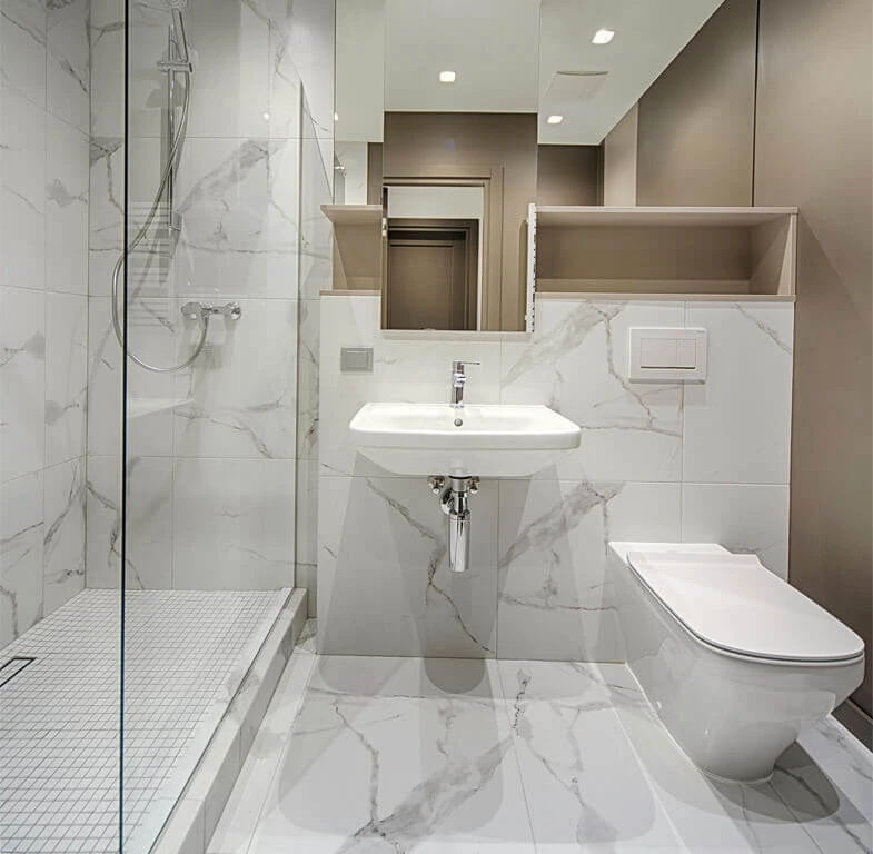 Exemple de rénovation de salle de bain réalisée à Bourg-en-Bresse